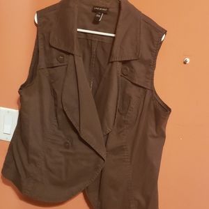 Brown vest